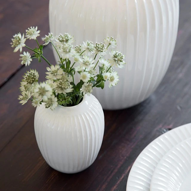 Kähler - Hammershøi Vaza Didelė - H25 cm - Balta