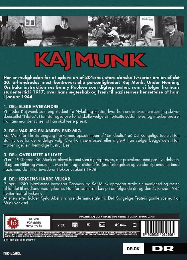 Kaj Munk: Visas serialas (DVD)