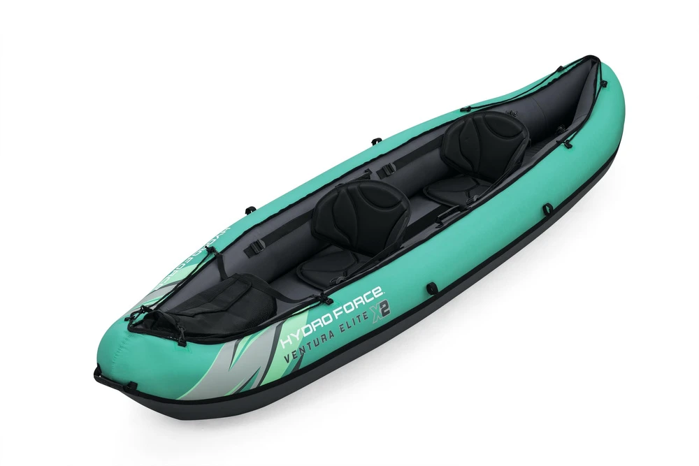 Bestway 2 asmenų kayak Ventura Elite X2 pripučiama valtis Hydro Force irklas 65052