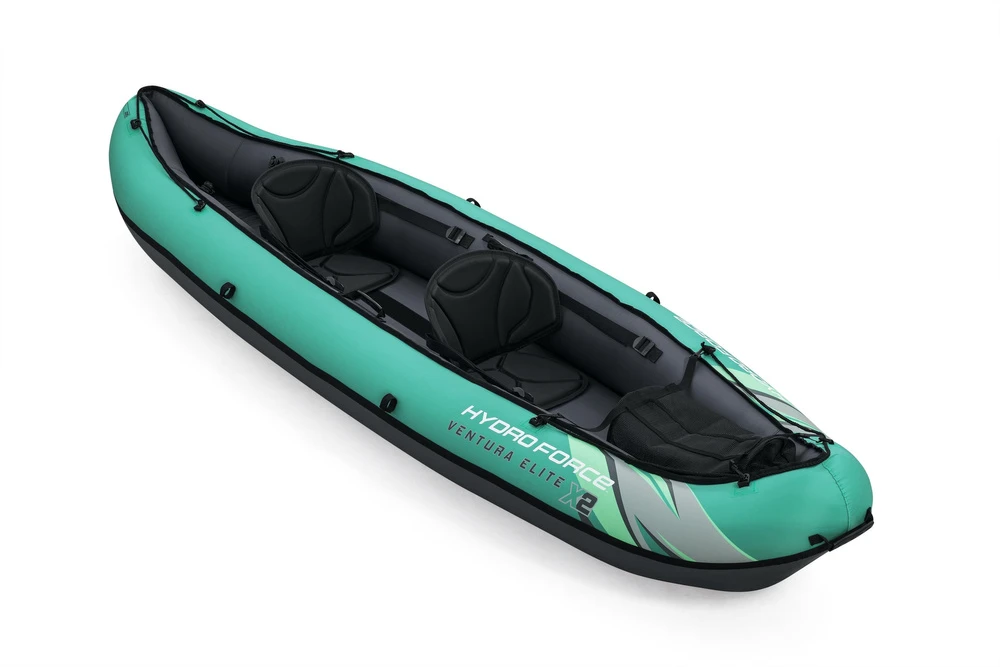 Bestway 2 asmenų kayak Ventura Elite X2 pripučiama valtis Hydro Force irklas 65052