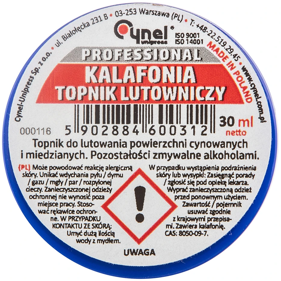 Kalafonia Kanifolija 30 ml