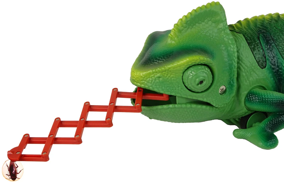 Nuotoliniu būdu valdomas chamelionas Lean Toys, 28 cm