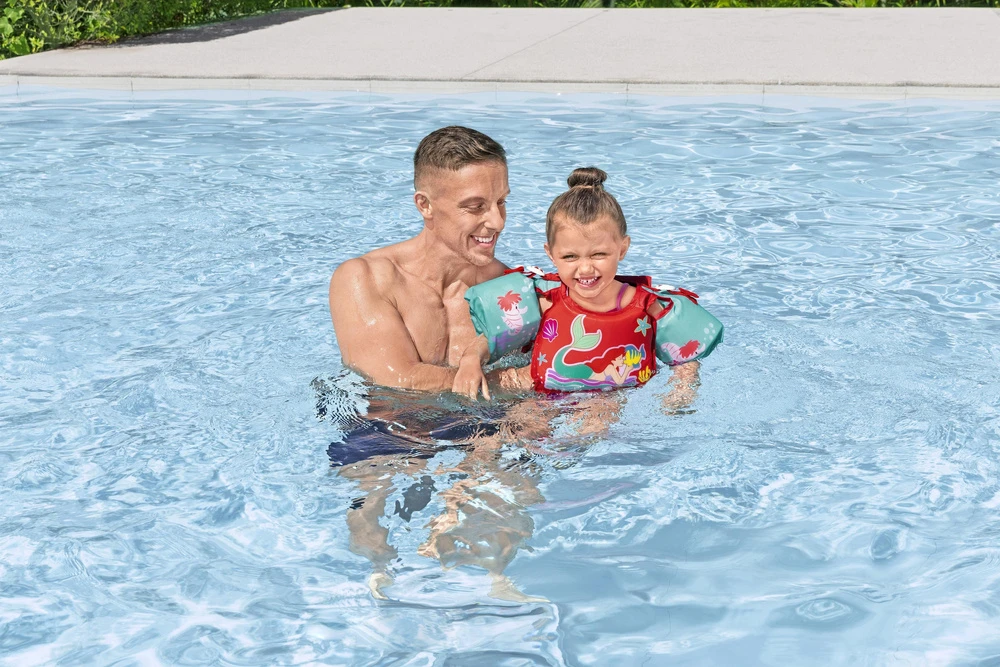 Bestway plaukimo liemenė su rankovėmis 3-6 L Little Mermaid 9101I