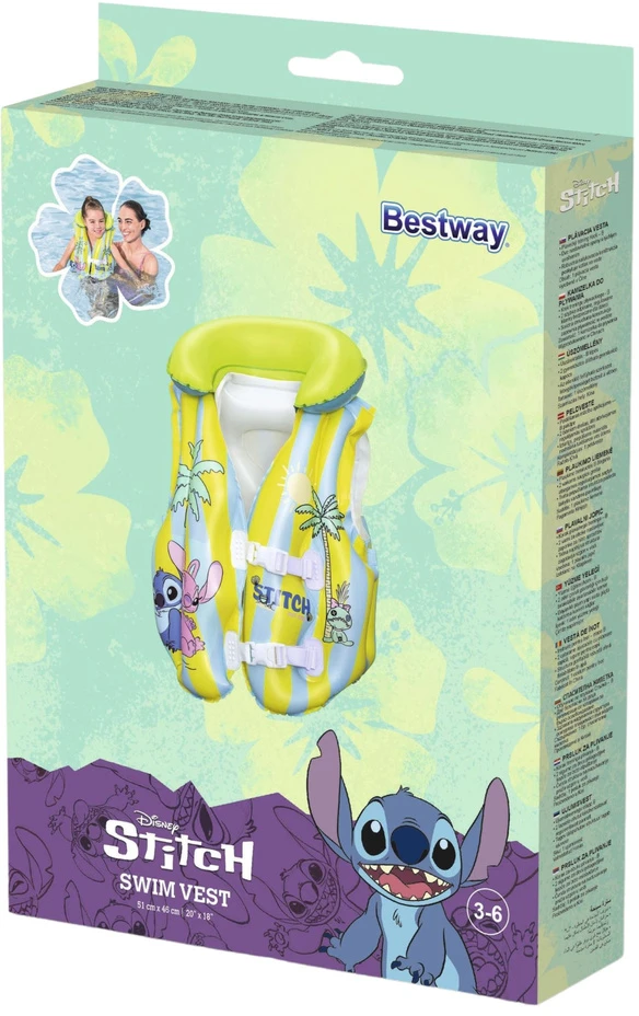 „Disney Stitch“ vaikiška maudymosi liemenė Bestway 9104R