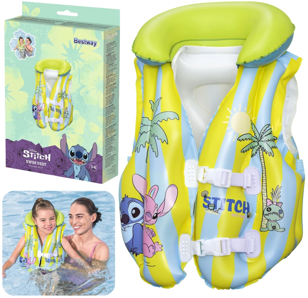 „Disney Stitch“ vaikiška maudymosi liemenė Bestway 9104R