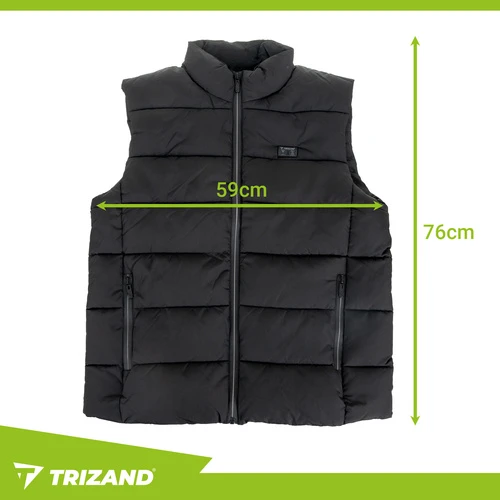 Trizand 26541 šildoma liemenė su USB, L dydžio