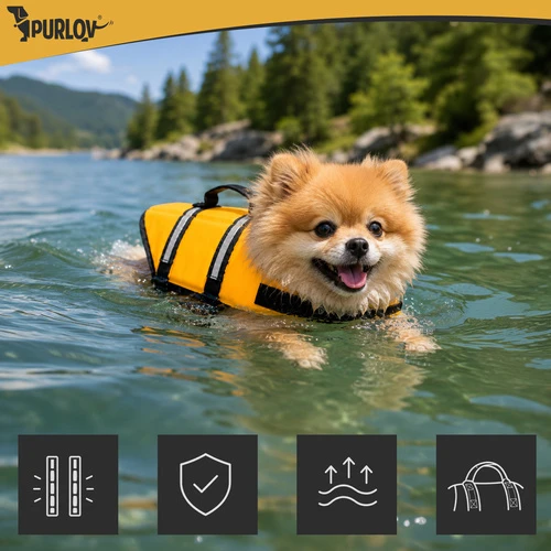 Dog Life Jacket - Size S Purlov