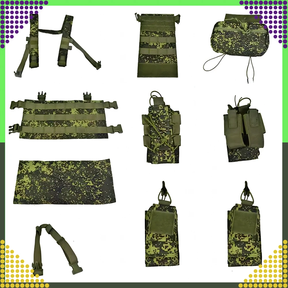 Kamizelka Taktinė karinė liemenė, apsauginė Molle, lengvas Airsoft Asg maišelis