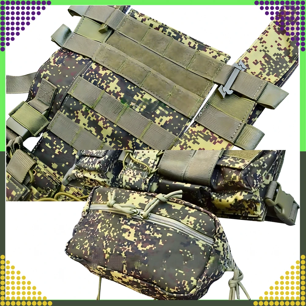 Kamizelka Taktinė karinė liemenė, apsauginė Molle, lengvas Airsoft Asg maišelis