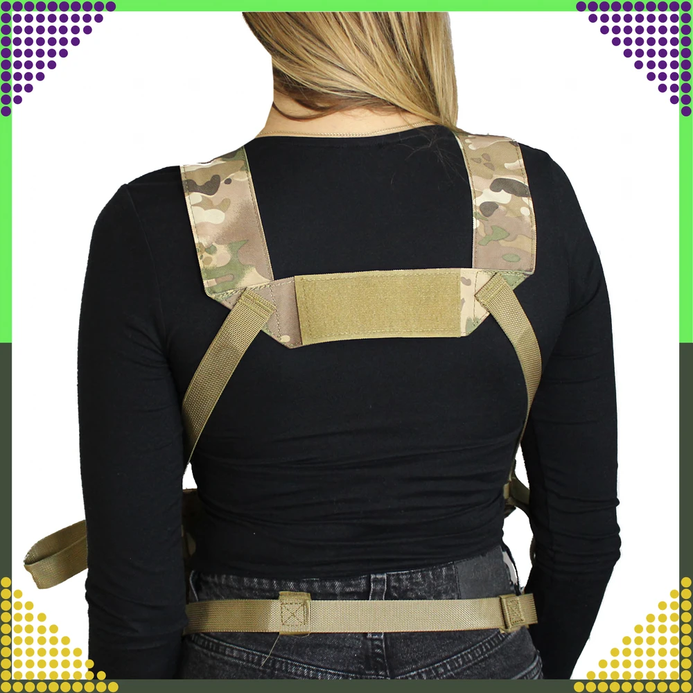 Kamizelka Taktinė karinė liemenė, apsauginė Molle, lengvas Airsoft Asg maišelis