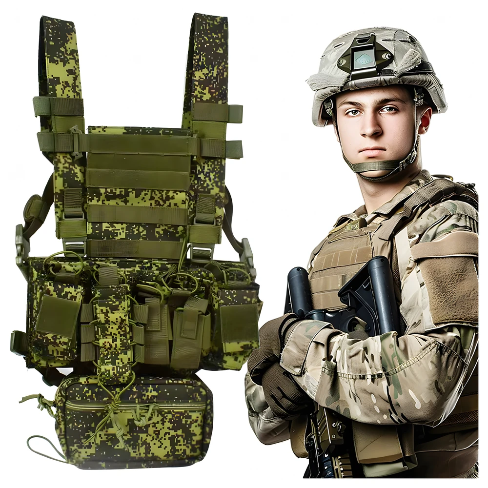 Kamizelka Taktinė karinė liemenė, apsauginė Molle, lengvas Airsoft Asg maišelis