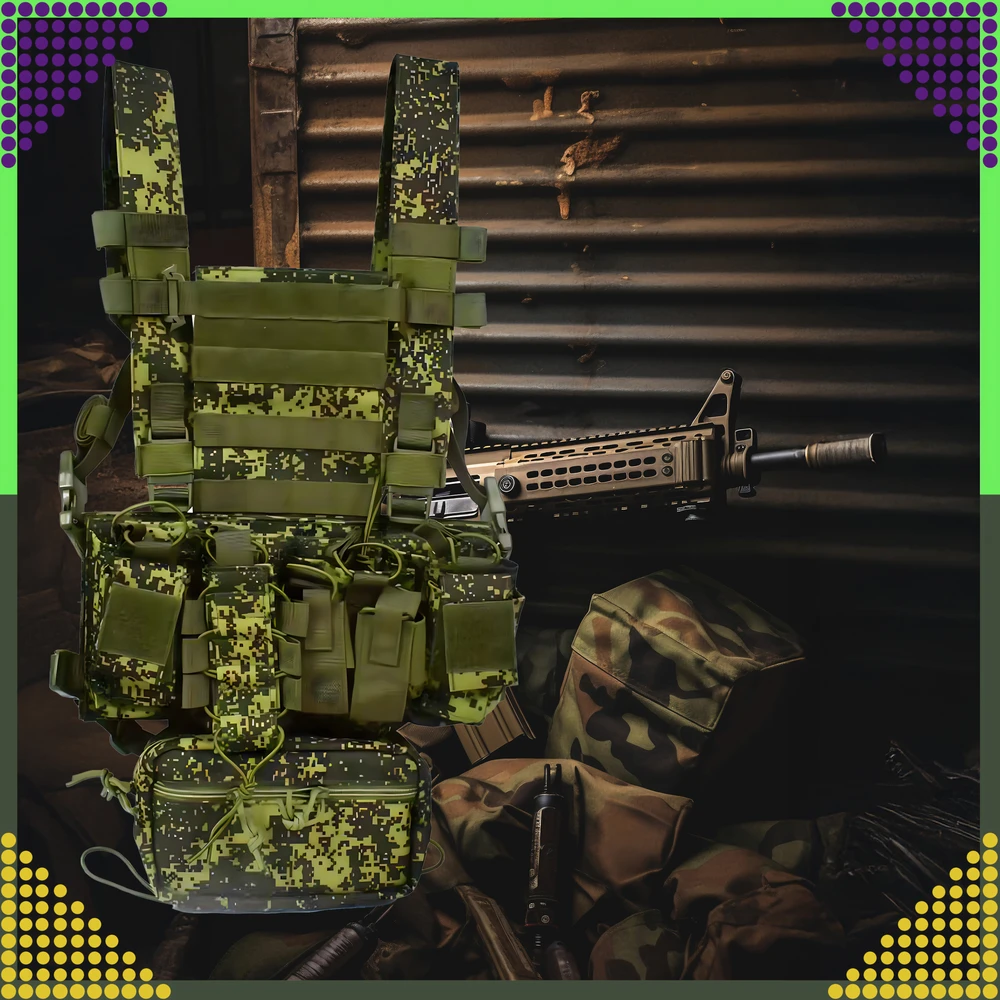 Kamizelka Taktinė karinė liemenė, apsauginė Molle, lengvas Airsoft Asg maišelis