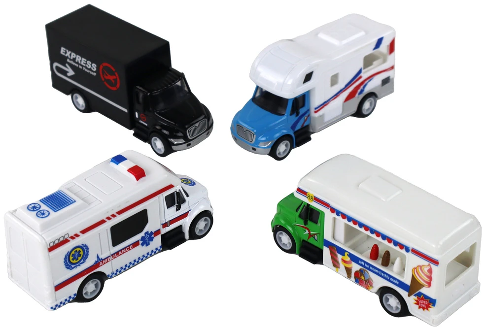 Žaislinių automobilių rinkinys Lean Toys Die-cast City Series