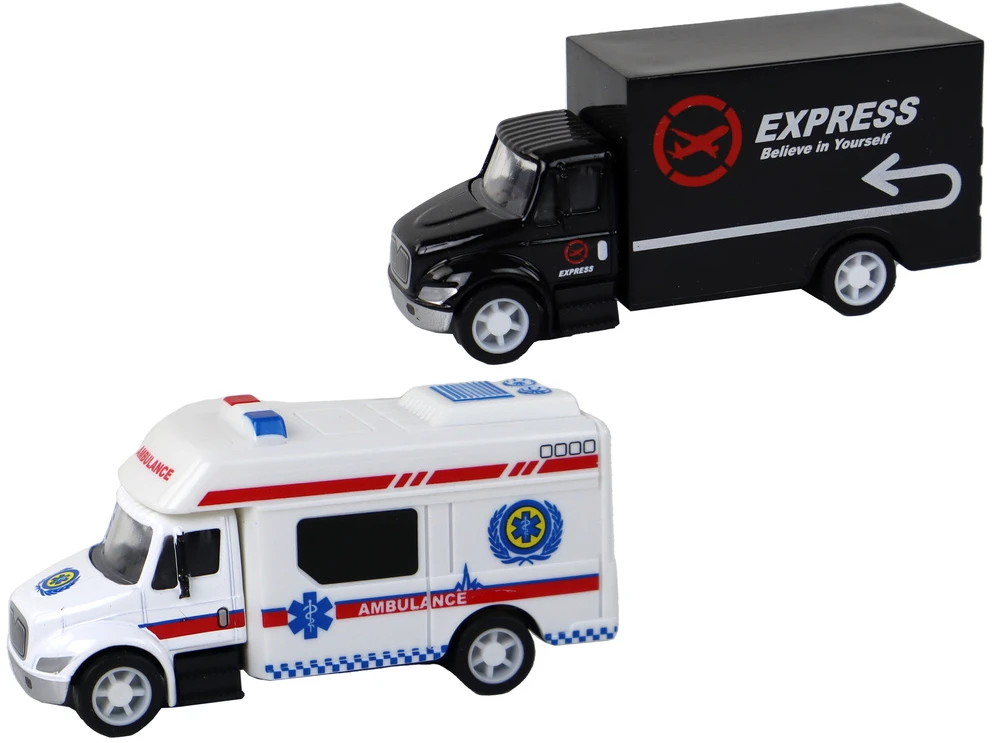 Žaislinių automobilių rinkinys Lean Toys Die-cast City Series