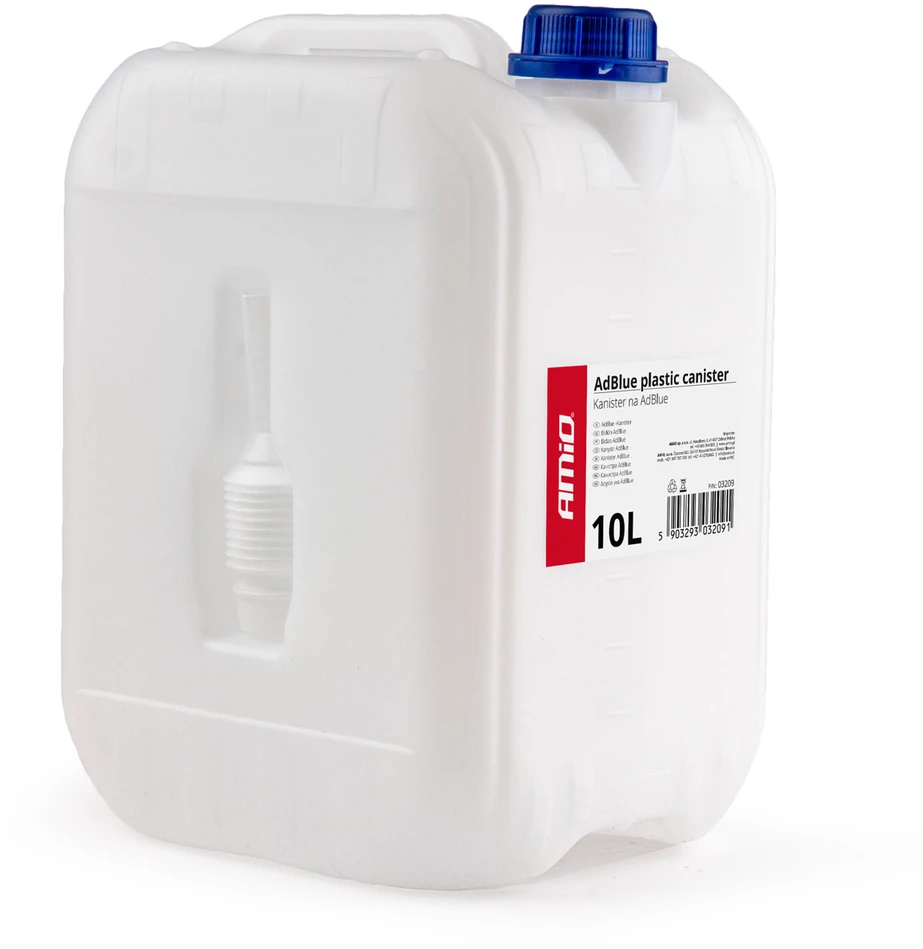 Plastikinis kanistras, AdBlue 10 L AMIO-03209