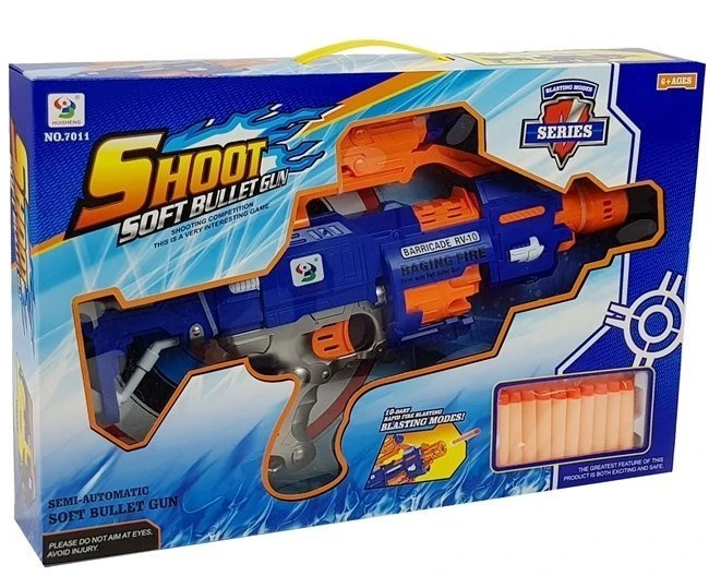 Lean Toys Putų šautuvas 45 cm 20 vnt.