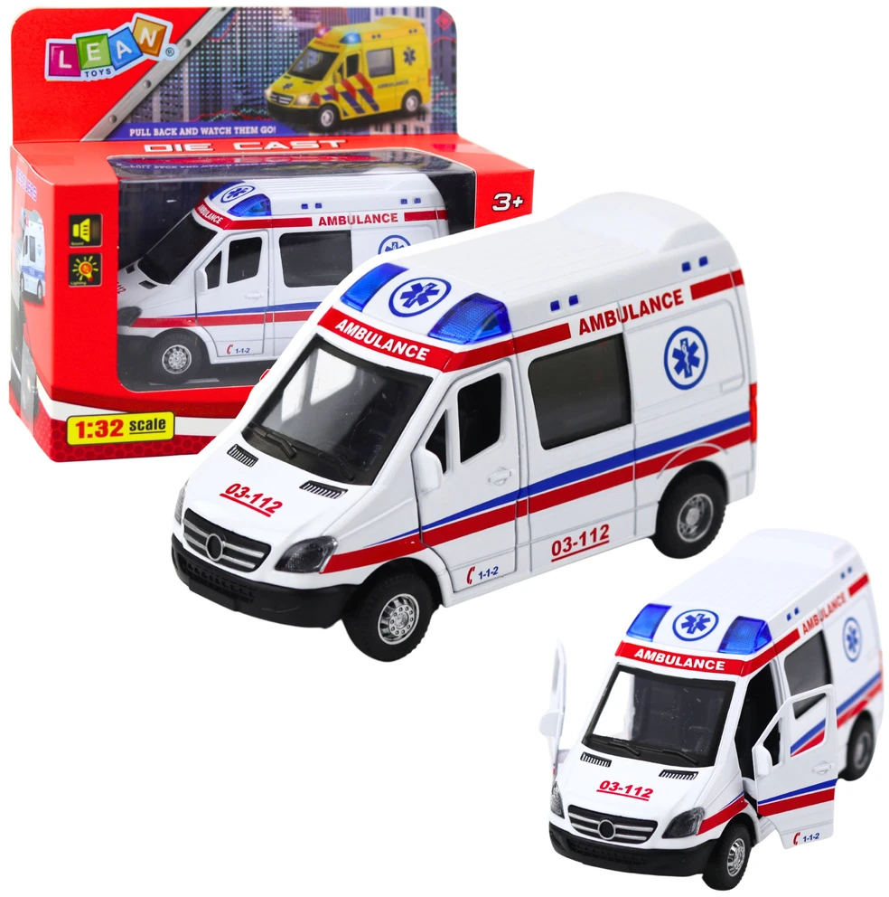 Lean Toys Greitoji pagalba 1:32 su šviesomis ir garsu