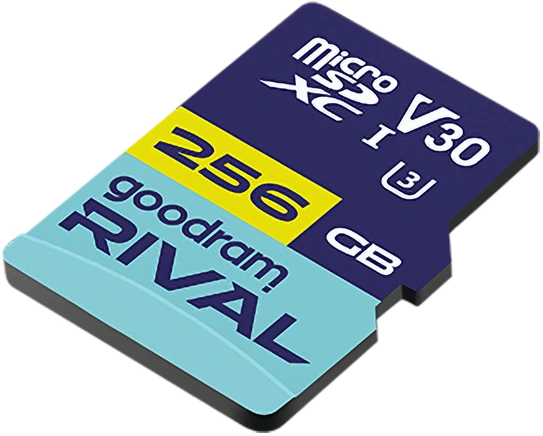 GOODRAM RIVAL M3AA 256 GB Micro SDXC V30 UHS-I U3 + adapteris (GGSM3AA-2560R12)