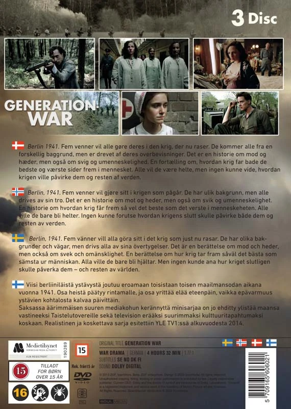 Kartų karas – Mūsų motinos, mūsų tėvai – Mūsų motinos, mūsų tėvai – Jaunos karo širdys – 3 DVD dėžutė, pilnas mini serialas