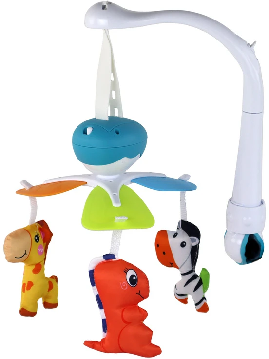 Kūdikių lovelės karuselė Lean Toys su garsais