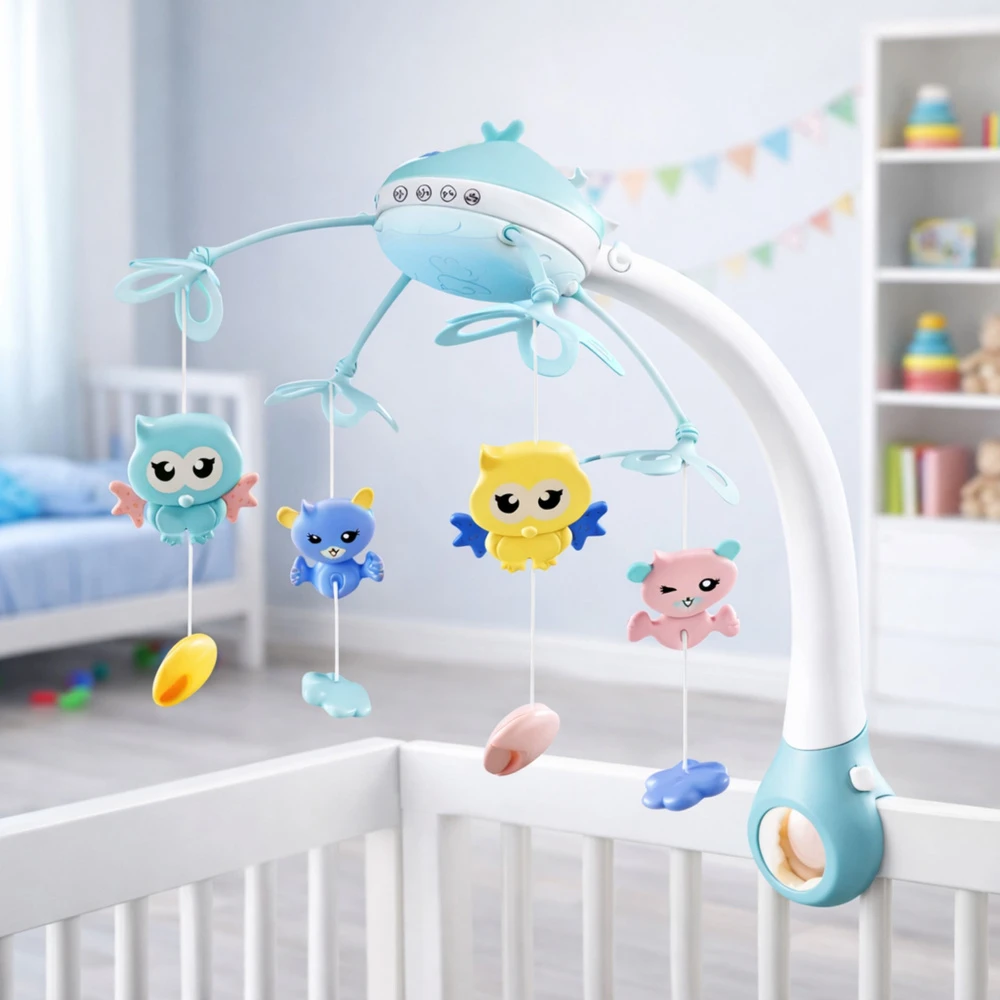Lean Toys Lovytės karuselė rožinė