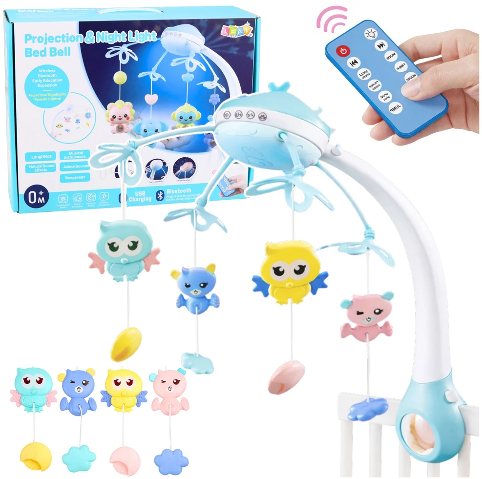 Lean Toys Lovytės karuselė rožinė