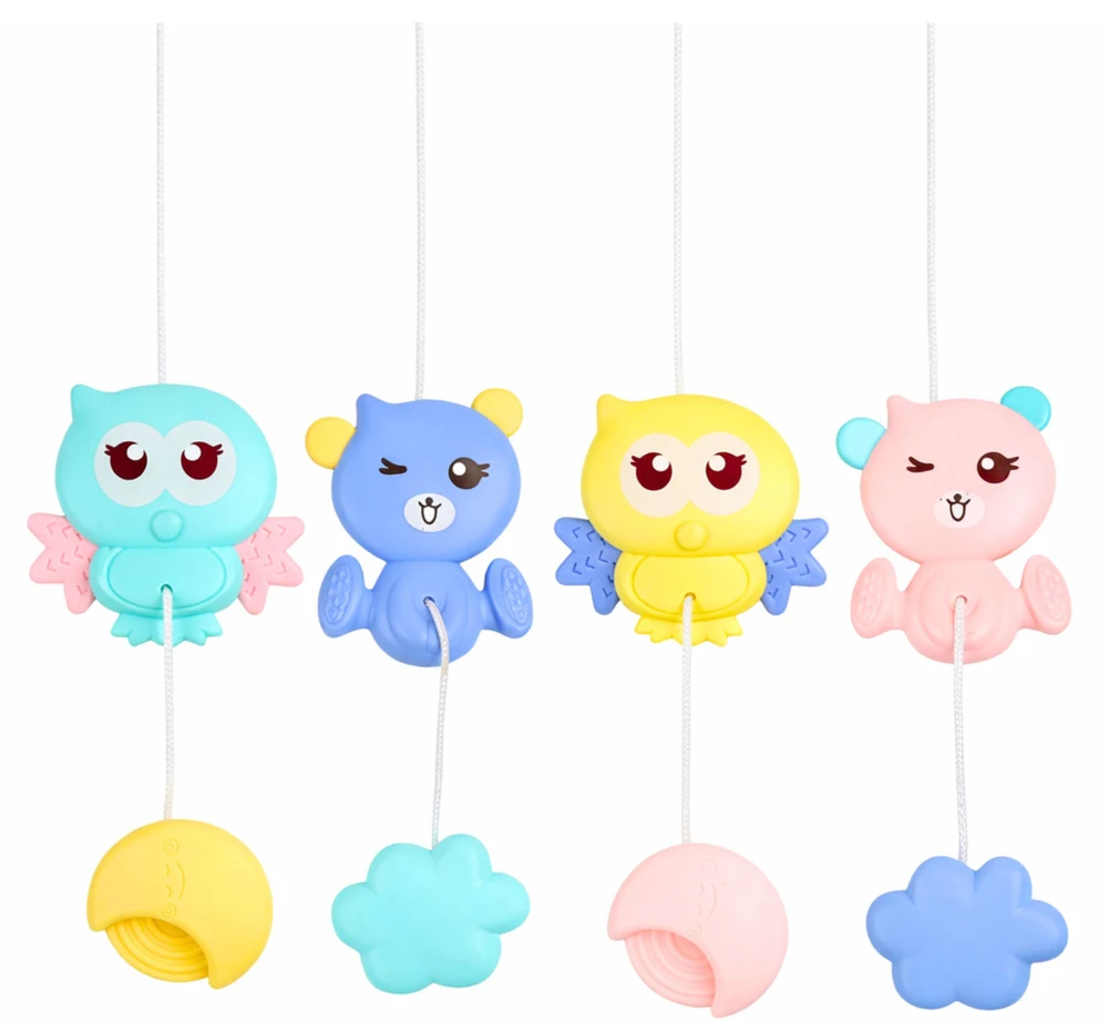 Lean Toys Lovytės karuselė rožinė