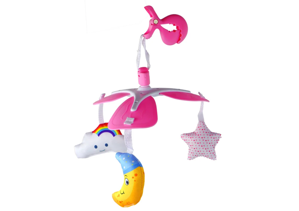 Karuzela Pakabinama kūdikių karuselė su spaustuku Lean Toys, 35x22 cm