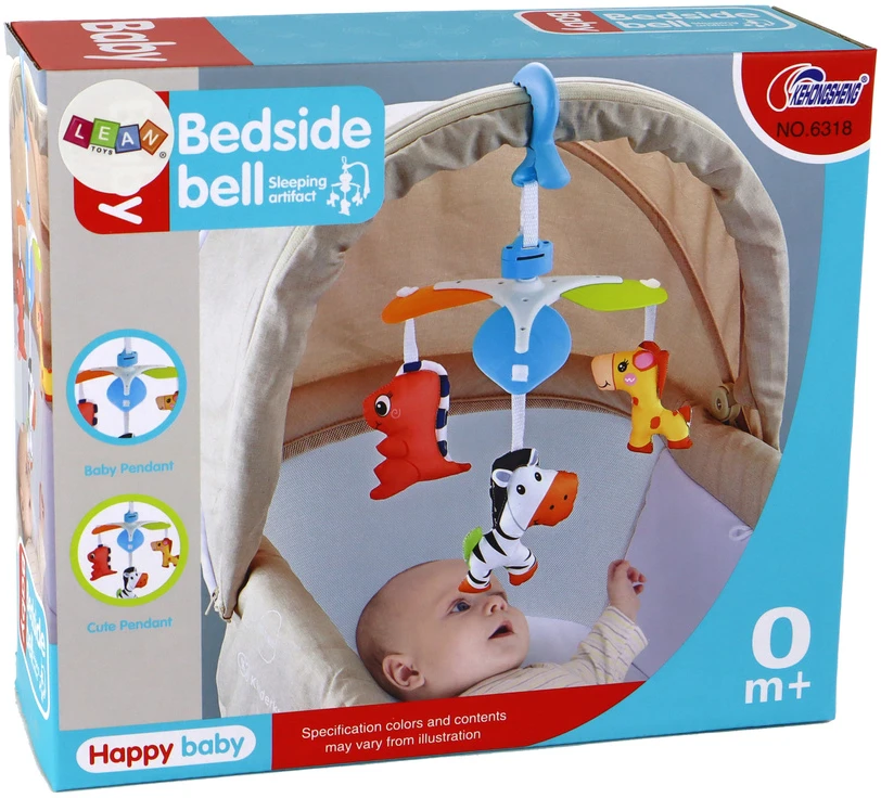 Karuzelka Pakabinama žaislų karuselė Lean Toys su segtuku
