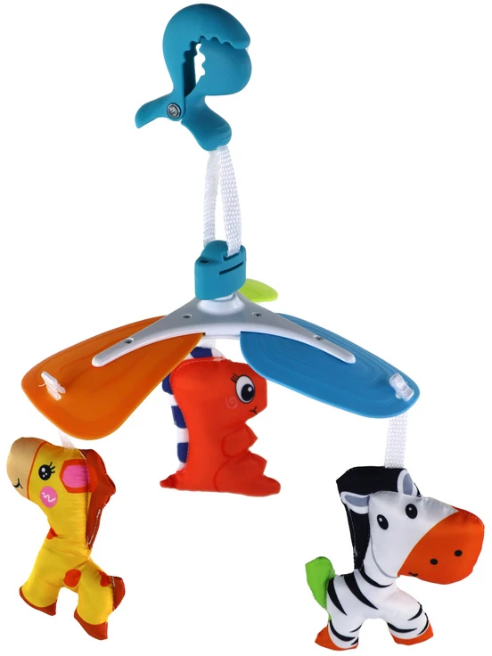 Karuzelka Pakabinama žaislų karuselė Lean Toys su segtuku