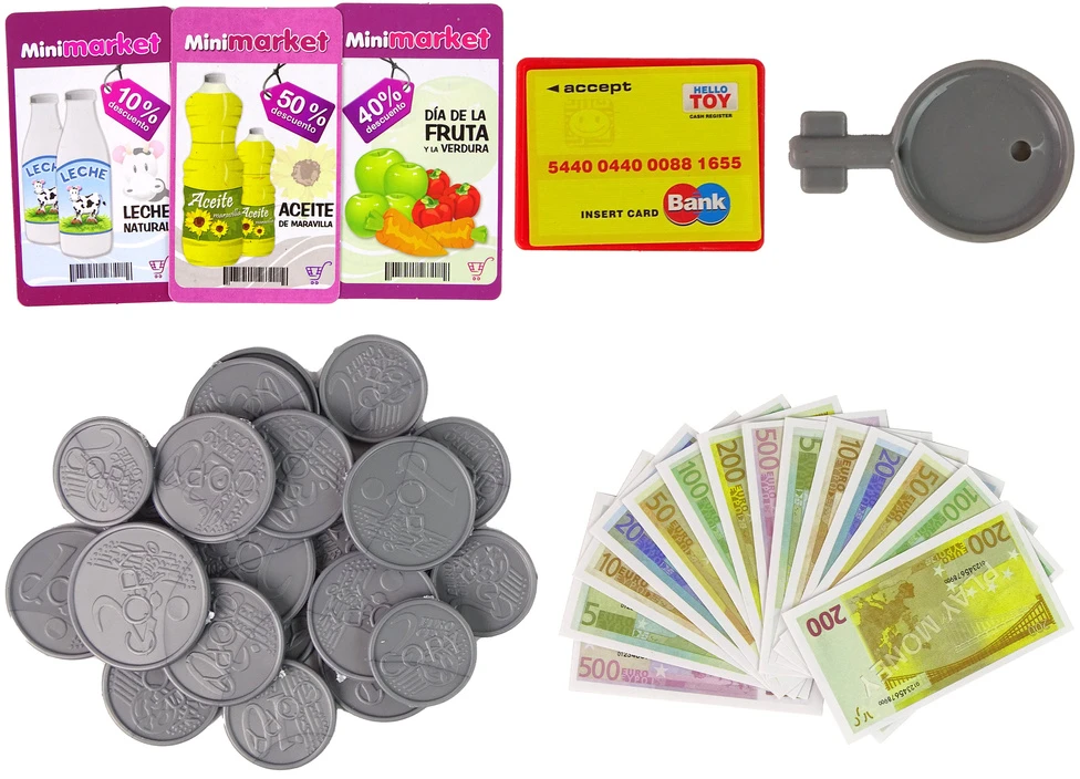 Lean Toys Kasos aparatas su liečiamu ekranu