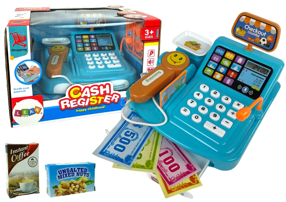 Žaislinis kasos aparatas Lean Toys