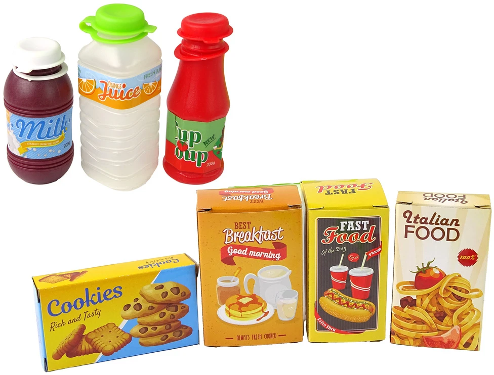 Lean Toys Vaikiškas kasos aparatas Leantoys su priedais