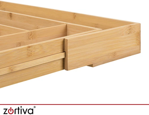Zortiva bambukinis stalčiaus organizatorius / įdėklas