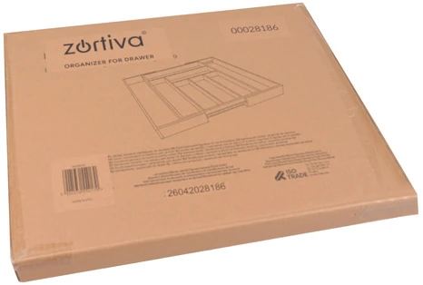 Zortiva bambukinis stalčiaus organizatorius / įdėklas