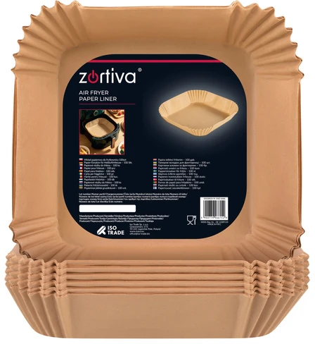 Popierinis įdėklas gruzdintuvei 100 vnt. Zortiva