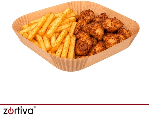 Popierinis įdėklas gruzdintuvei 100 vnt. Zortiva