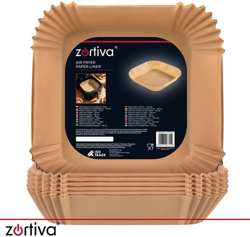 Popierinis įdėklas gruzdintuvei 100 vnt. Zortiva