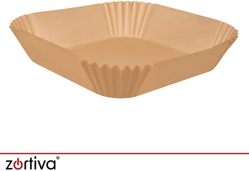 Popieriniai kasetės įdėklai gruzdintuvei 20 cm 300 vnt. Zortiva