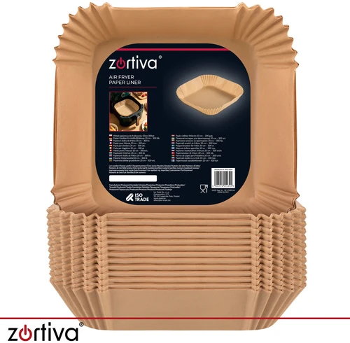 Popieriniai kasetės įdėklai gruzdintuvei 20 cm 300 vnt. Zortiva