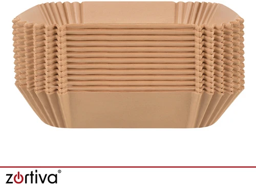Popieriniai kasetės įdėklai gruzdintuvei 20 cm 300 vnt. Zortiva