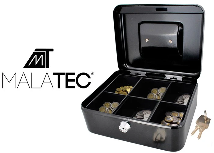 Malatec Rakinama metalinė pinigų dėžutė seifas