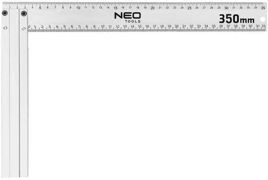 Kątownik Kampainis NEO 72-146, aliuminis, 350x190 mm