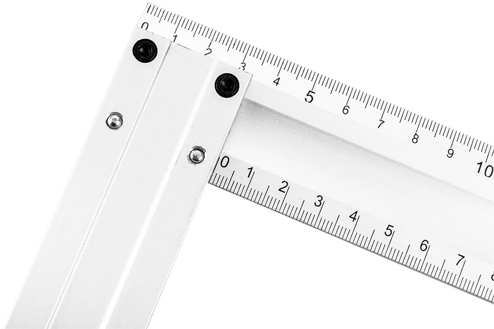 Kątownik Kampainis NEO 72-147, aliuminis, 500x235 mm