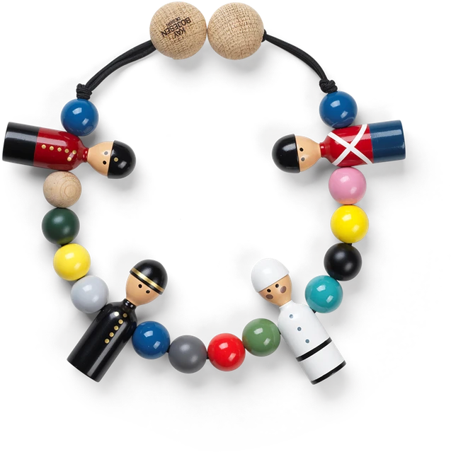 Kay Bojesen – „Baby Pramchain Multi“.