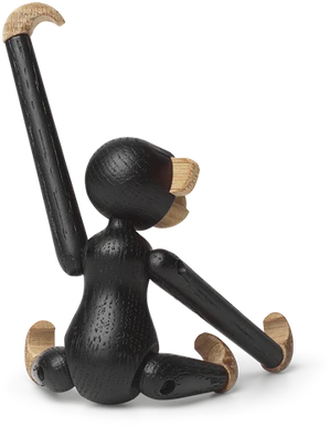 Kay Bojesen - Monkey Mini - A9,5 cm - Tamsiai dažytas ąžuolas