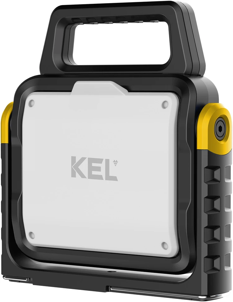 Kel Light Akumuliatorinis žibintuvėlis, 40 W, 6500 lm, 4000 mAh, USB-C, 1,5–15 h, IPX4, IK07