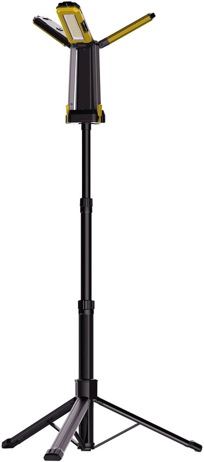 Plastrol Reflektor roboczy potrójny na statywie kel, 40w, 3200 lm, 8000 mah, usb-c, 3-15h, ip54, ik07