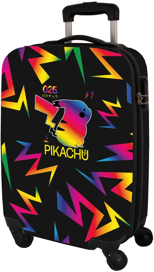 Kelioninis Pokemonkids Licensing Kids Licensing - Pokémon - Neoninis - Vežimėlis-lagaminas 35 x 54 x 22 cm (1615091-23MPOK21018P)