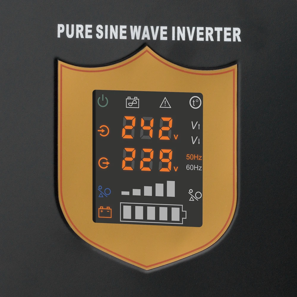 Nepertraukiamo maitinimo šaltinis 12V 230V 2200VA/1600W KEMOT PROsinus 2200
